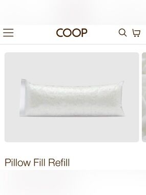 Coop brand Pillow fill Refill